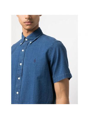 Camisa manga corta Ralph Lauren azul