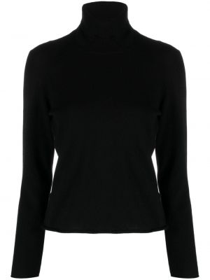 Vlnený sveter Fileria čierna