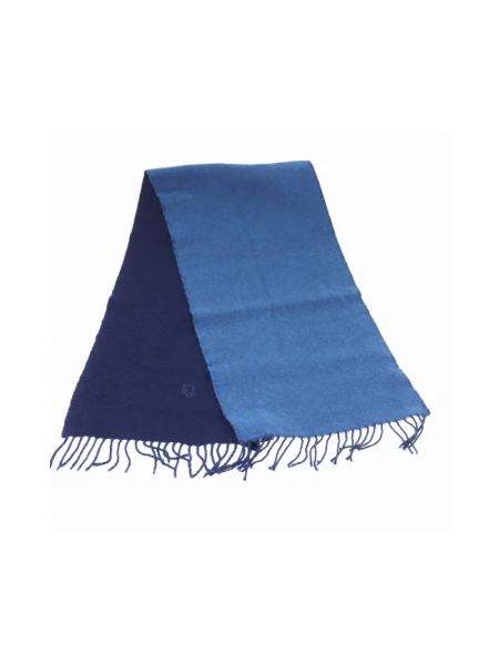 Bufanda de cachemir con estampado de cachemira Dior Vintage azul