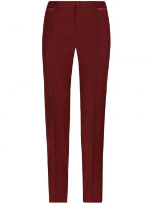 Панталон Dolce & Gabbana винено червено