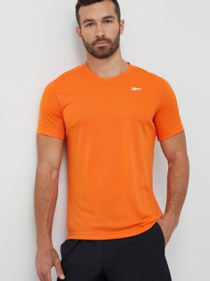 Тениска с дълъг ръкав Reebok оранжево