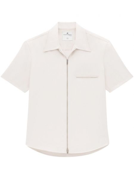 Риза с цип Courreges бяло