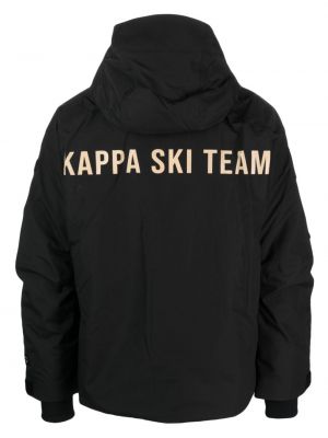 Wodoodporna kurtka narciarska z kapturem Kappa czarna