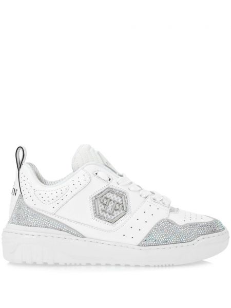 Kristaller deri sneaker Philipp Plein