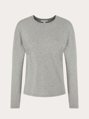 Camiseta de algodón James Perse gris