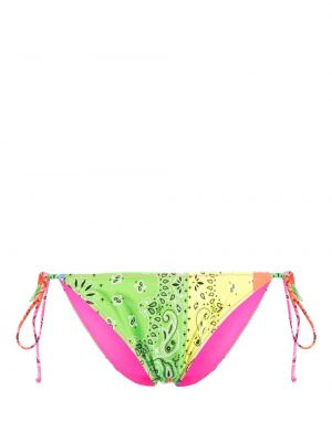 Bikini mit print mit paisleymuster Mc2 Saint Barth grün