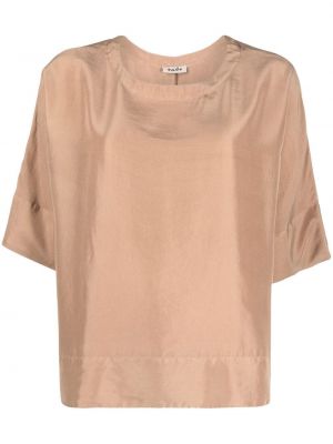 Seiden top Alberto Biani beige