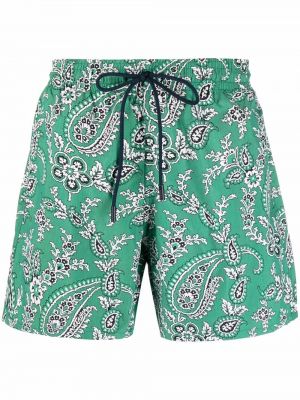 Paisley trykt shorts Etro grønn