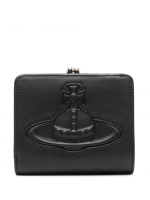 Kožená peňaženka Vivienne Westwood čierna
