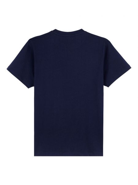 Bavlněné tričko Vilebrequin modré