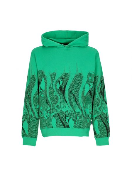Mesh hoodie Octopus grün