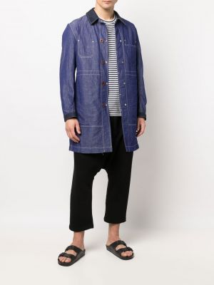Paltas su kišenėmis Junya Watanabe Man mėlyna
