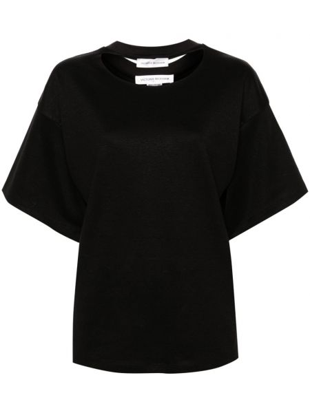 T-krekls Victoria Beckham melns