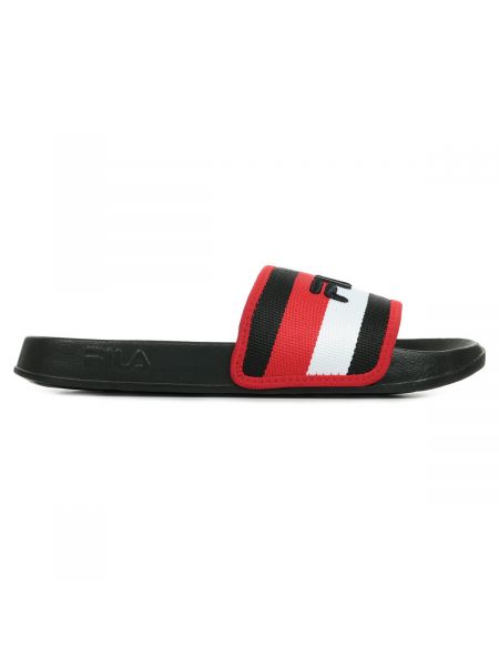 Pruhované sandály Fila červené
