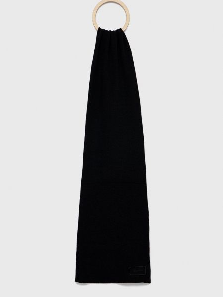 Bavlněný šátek Superdry černý