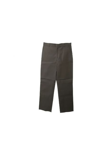 Spodnie bawełniane Prada Vintage brązowe