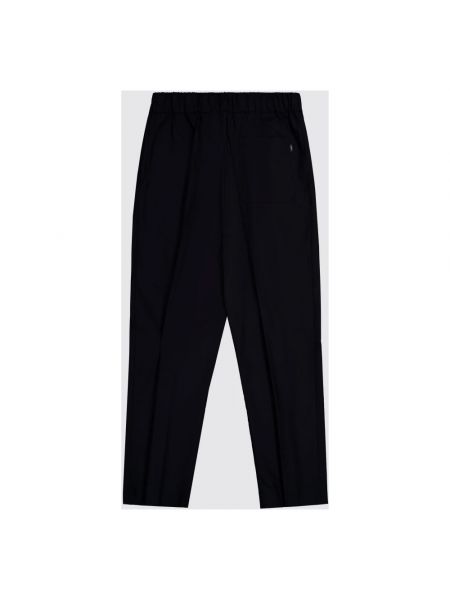 Pantalones rectos de algodón oversized Laneus negro
