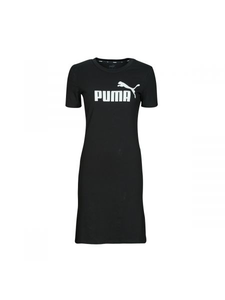 Sukienka mini slim fit z nadrukiem Puma czarna