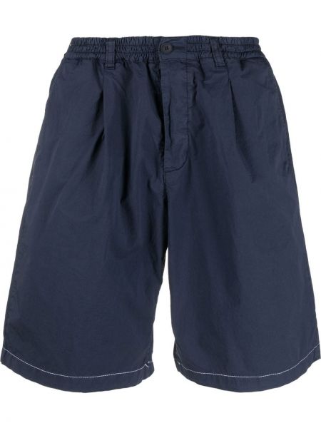 Plissert bermudashorts Paura blå