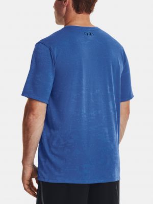 Žakárové tričko Under Armour modré