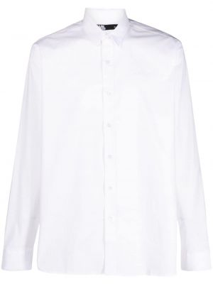 Košeľa s výšivkou Karl Lagerfeld biela