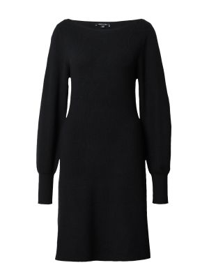 Плетена плетена рокля Comma черно