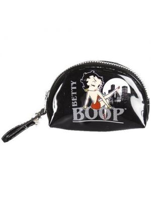Косметичка Betty Boop на молнии черный