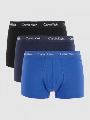 Bokserki slim fit Calvin Klein Underwear niebieskie