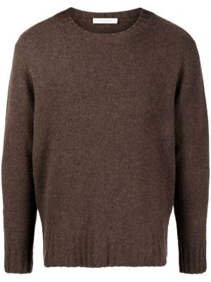 Džemper s okruglim izrezom Cruciani smeđa