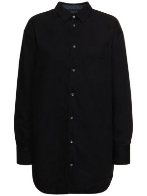 Nylonowa kurtka jeansowa dwustronna Aspesi czarna