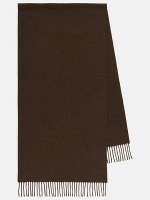Шерстяной шарф TotÊme коричневый