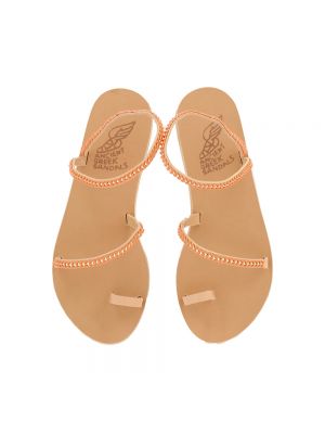 Sandalias de cuero Ancient Greek Sandals naranja