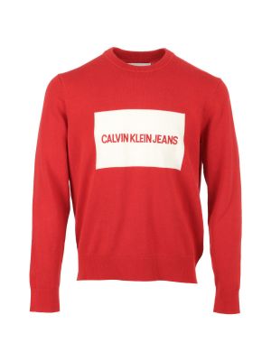 Svetr Calvin Klein Jeans červený