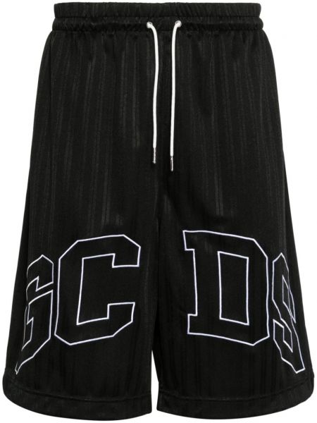 Kratke hlače s vezom Gcds crna