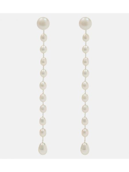 Strieborné náušnice s perlami Sophie Buhai