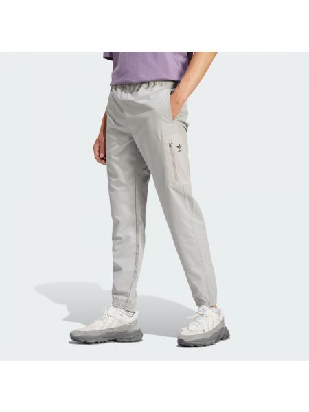 Spodnie cargo Adidas szare