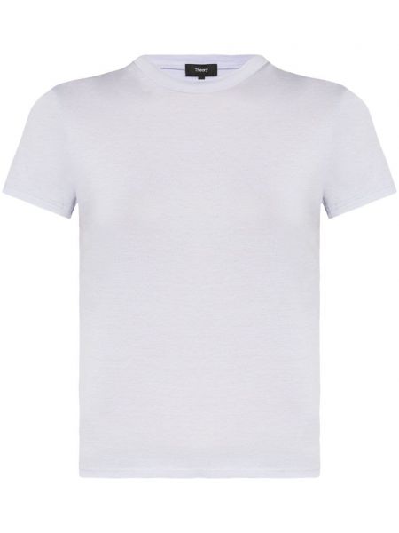 Rund hals t-shirt Theory lilla