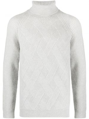 Vlnený sveter Peserico sivá