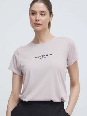 Koszulka Helly Hansen różowa