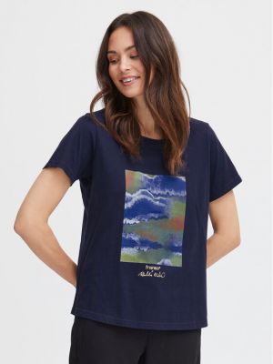 T-shirt Fransa bleu