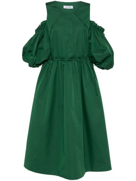 Kokvilnas midi kleita Dice Kayek zaļš
