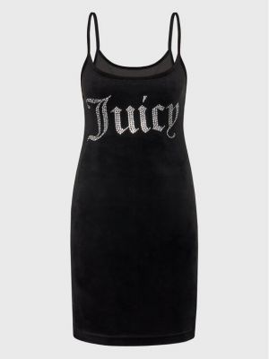 Рокля slim Juicy Couture черно