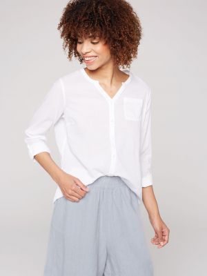 Памучна блуза Soccx бяло