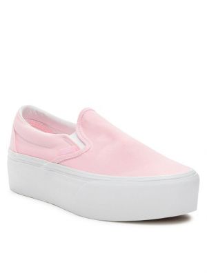 Slip-on ниски обувки Vans розово