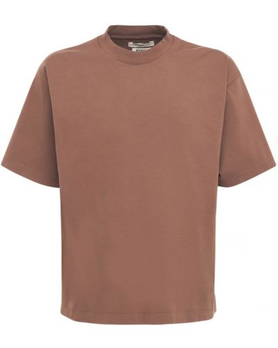 Oversize t-shirt bawełniana Jaded London, brązowy