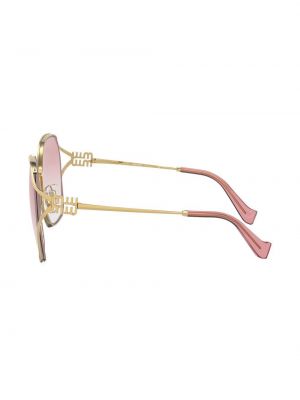 Oversize sonnenbrille mit farbverlauf Miu Miu Eyewear