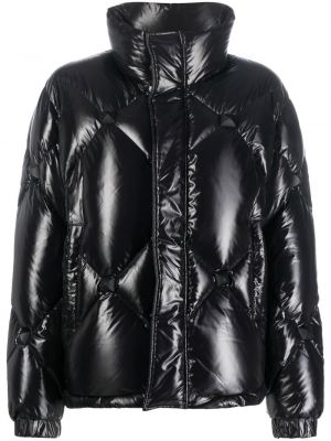 Pikowana kurtka puchowa Philipp Plein czarna