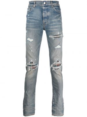 Nødlidende skinny jeans Amiri blå