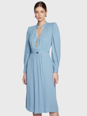 Suknele kokteiline Elisabetta Franchi mėlyna