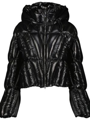 Péřová bunda s kapucí Valentino černá